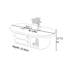 Table basse ovale de style crème-108207480