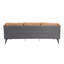 MESSINA LEATHER SOFA COGNAC