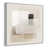 White Floater Framed