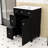 Chic 24-Inch 2 Drawers Bathroom Vanity with Ceramic Sink and Space-Saving Design-90143504-85270376