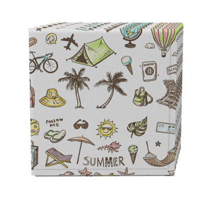 Cotton Twill No Pattern Square Napkin