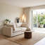 Chowchilla Upholstered Linen-Look Fabric 2 Seater / 3 Seater Modular Sofa - Cozy Modern Design-136693145-136693146