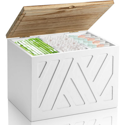 Tampon Holder For Bathroom, Feminine Product Organizer, Pad Organize Case With Lid