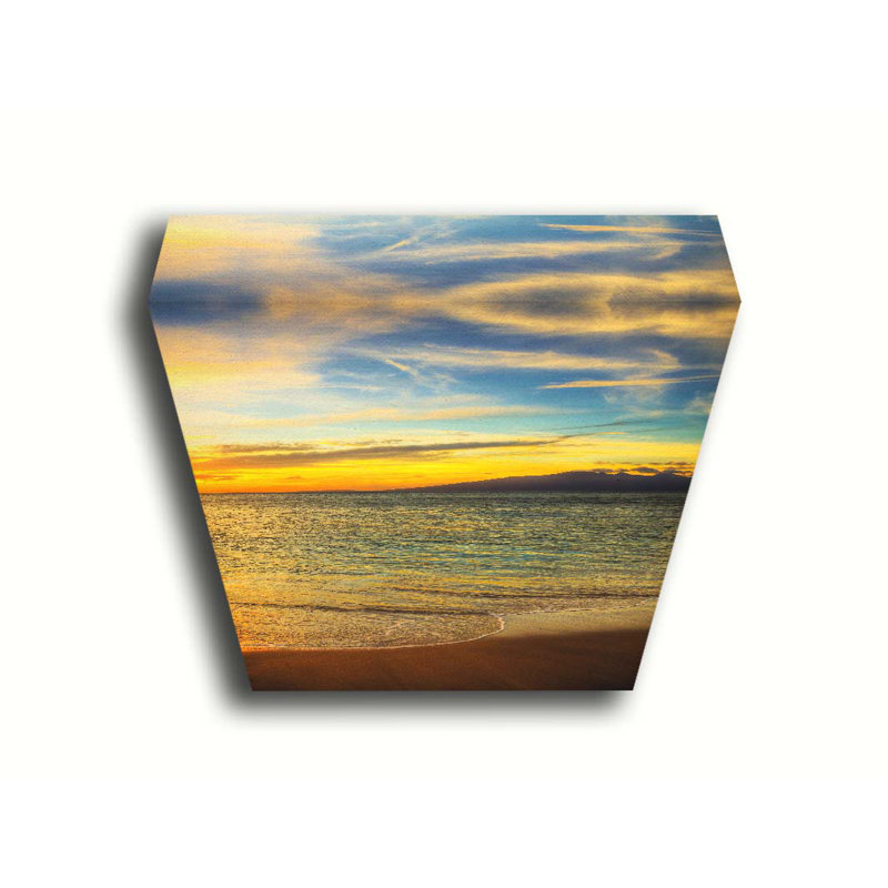 Maui Sunset II par Kelly Wade. Toile giclée sur toile, H 30 po x l 45 po x P 1,5 po