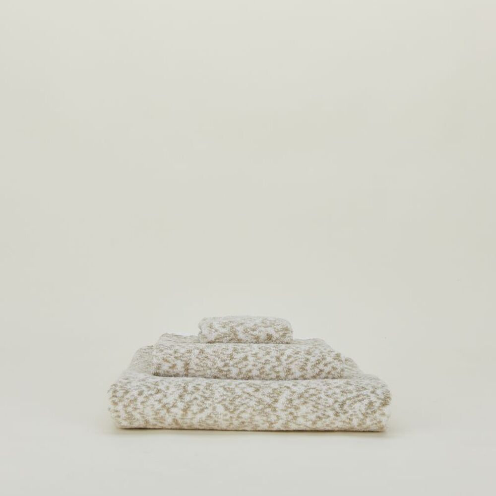 Cotton Terrycloth Towel, Ivory/Flax, Bath Towel - 1 Pack