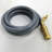 12Ft Low Hose With Quick Connect For Fire Table And Dual - Fuel Grills Wear Rubber Brass Reliable Use Design Long Term