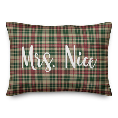  Coussin lombaire à carreaux Mme.