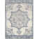Hilyard Oriental Navy/Medium Gray/Cream/Silver Gray Area Rug