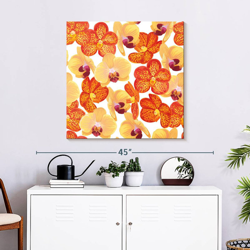 Harnek Bright Orchid Pattern, 30" H x 30" W