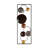 Hand-Painted Decorative Metal Wall Accessory, 12.6 x 35.4 x 1.6 Inches | 100% Metal, Unique Design & Texture | Lightweight at 4.3 lbs | Perfect for Home Décor, Living Room, and Office Spaces, Eye-Catching Art Piece