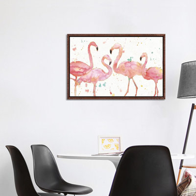 Flamingo Fever I 1 Piece Wall Art