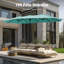 Ayram 457.2cm X 274.3cm Rectangular Market Parasol-1426252931