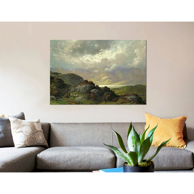 « gaélique landscape », impression sur toile, H 8 po x l 12 po x P 0,75 po