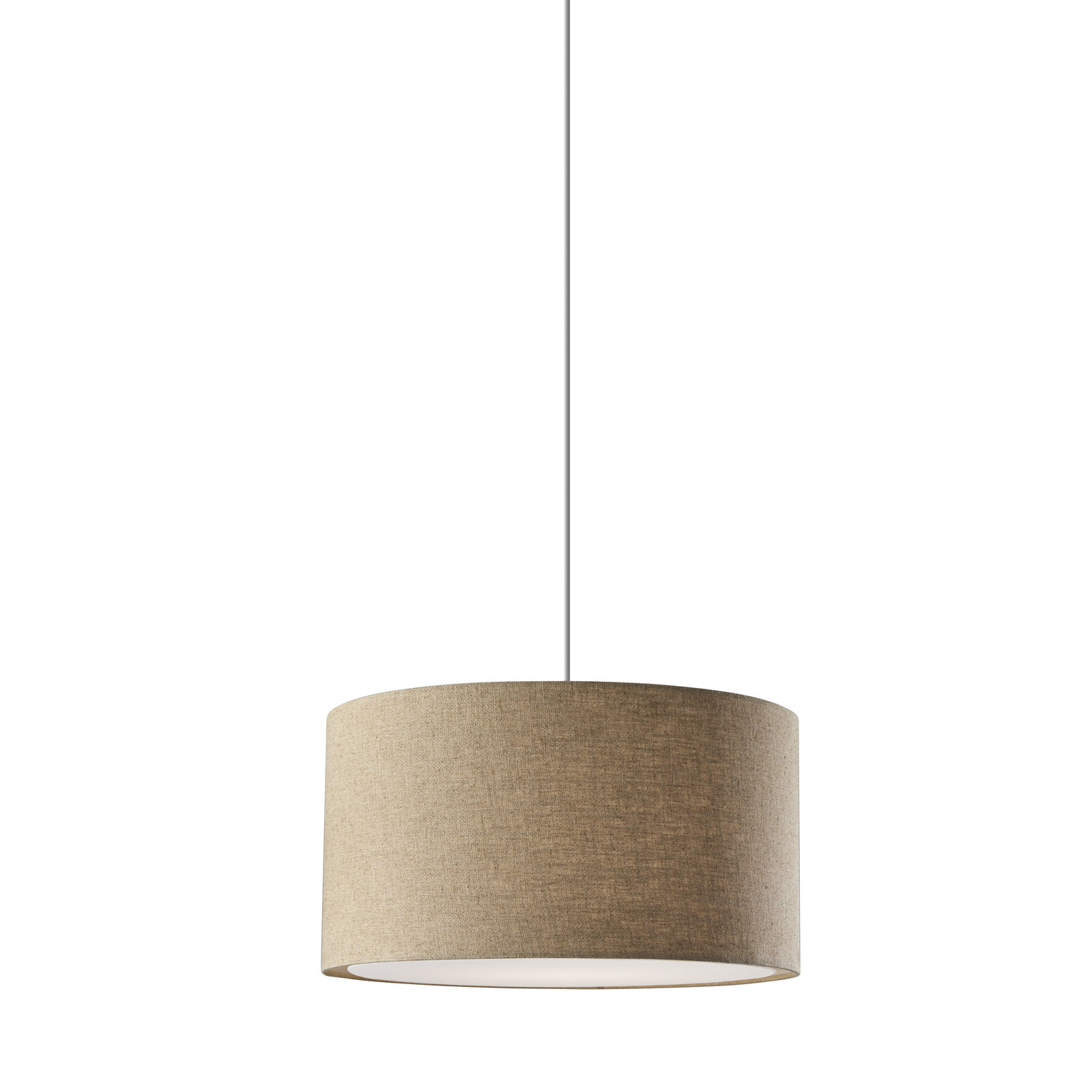Kinnear Single Light Plug-in Pendant, Beige