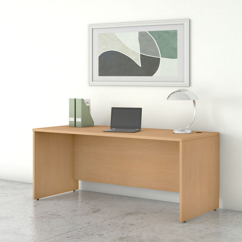 Bureau Studio C, Chêne Naturel, H 29,84 po x l 71,02 po x P 29,37 po