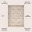 Tapis crème / brun Lynnann-1821030282