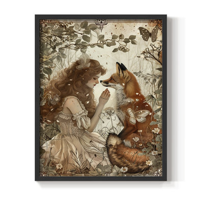 «WOMEN Series CDII», reproduction encadrée - bois massif