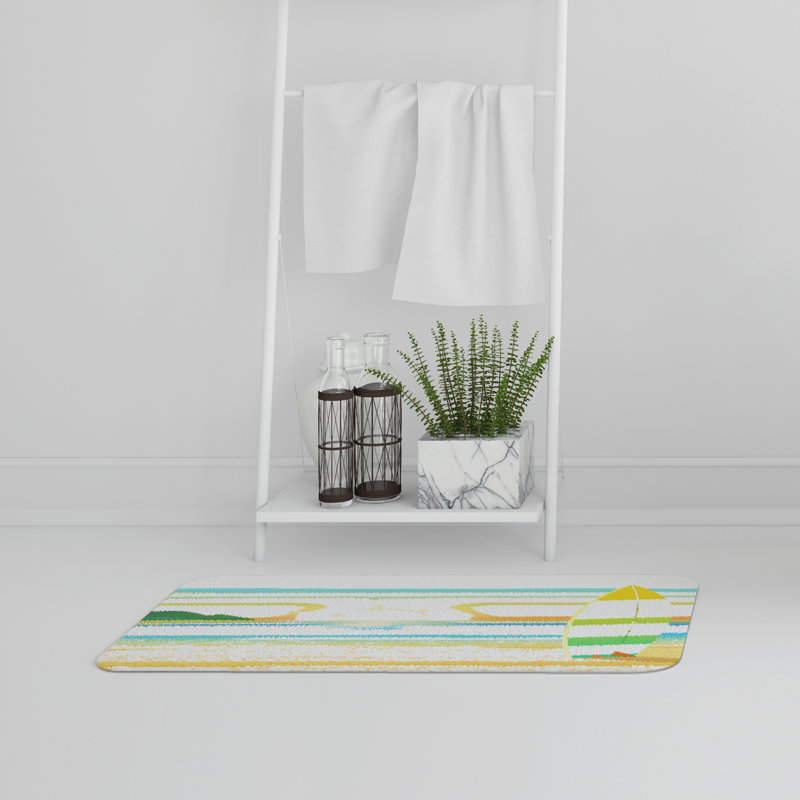Brenna Memory Foam Non-Slip Bath Rug