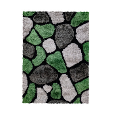 Housatonic Pebbles Emerald Rug