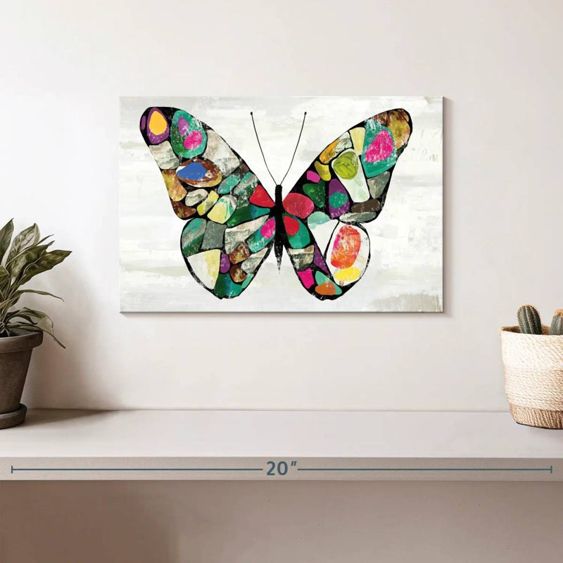 Couleurs de papillon Brampt, H 8 po x l 12 po
