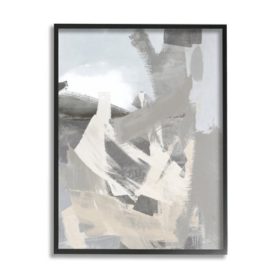 " Chaotic Grey Painting "
