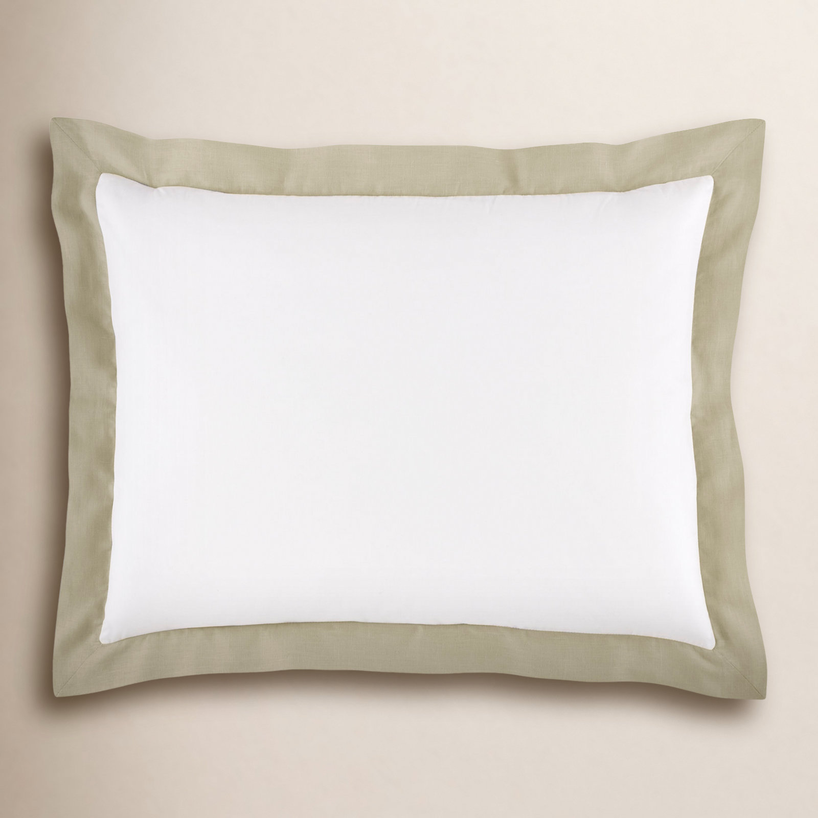 Mandalay Cuff Shams, Euro, Linen