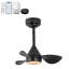 Albini 22" Contemporary Minimalist 6-Speed Metal Mobile-App/Remote-Controlled Dimmable Smart Integrated LED Ceiling Fan-1479792552-1479792548