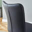 Modern Dining Chairs, Black  Pu Leather With Metal Legs, 17.7 X 17.3 X 35 Inches-1241105867