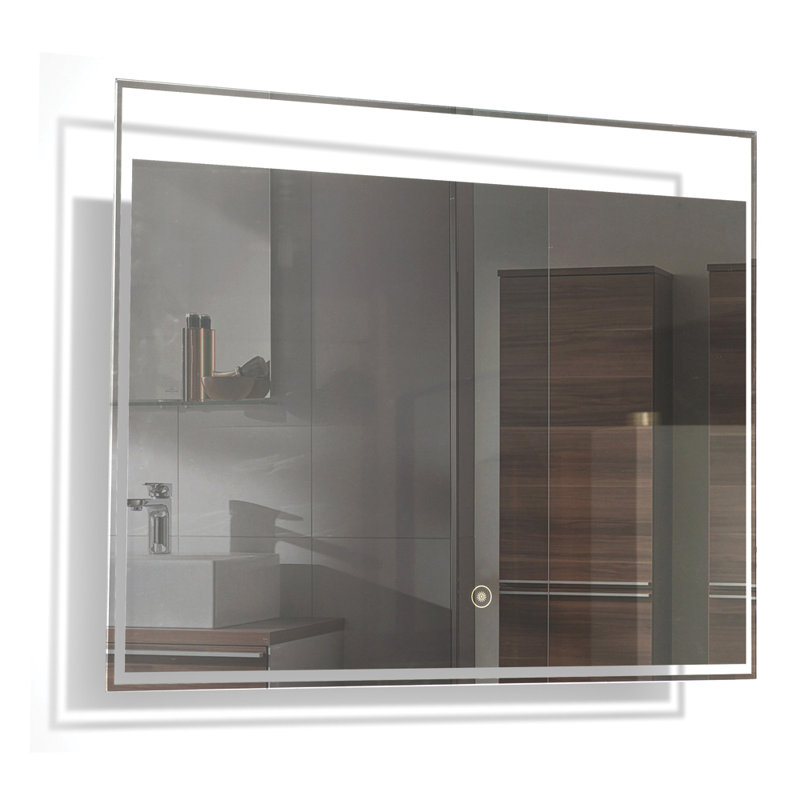 Ritchie Flat Wall Mirror, 23.62" H x 31.5" W
