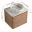 Meuble-lavabo mural de 24 pouces avec lavabo d'art en céramique et porte à fermeture en douceur, peu encombrant et élégant-1882508796-1882508797