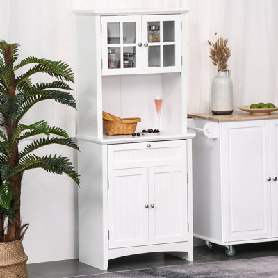 Garde-manger avec tablettes, portes et tiroirs