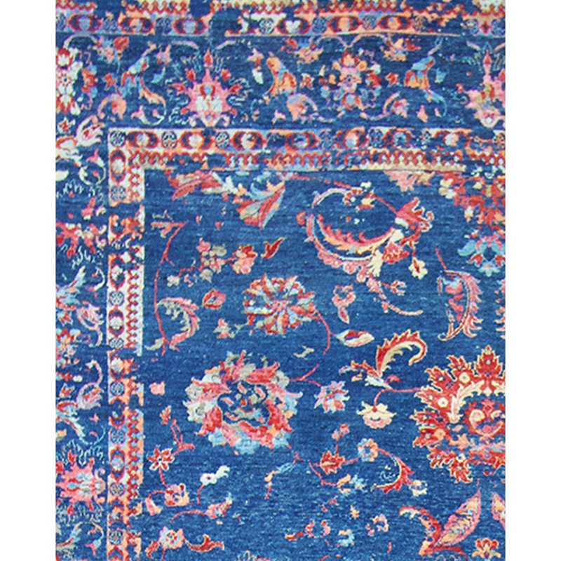Oriental Area Rug in Pink, Rectangle 8' x 10'