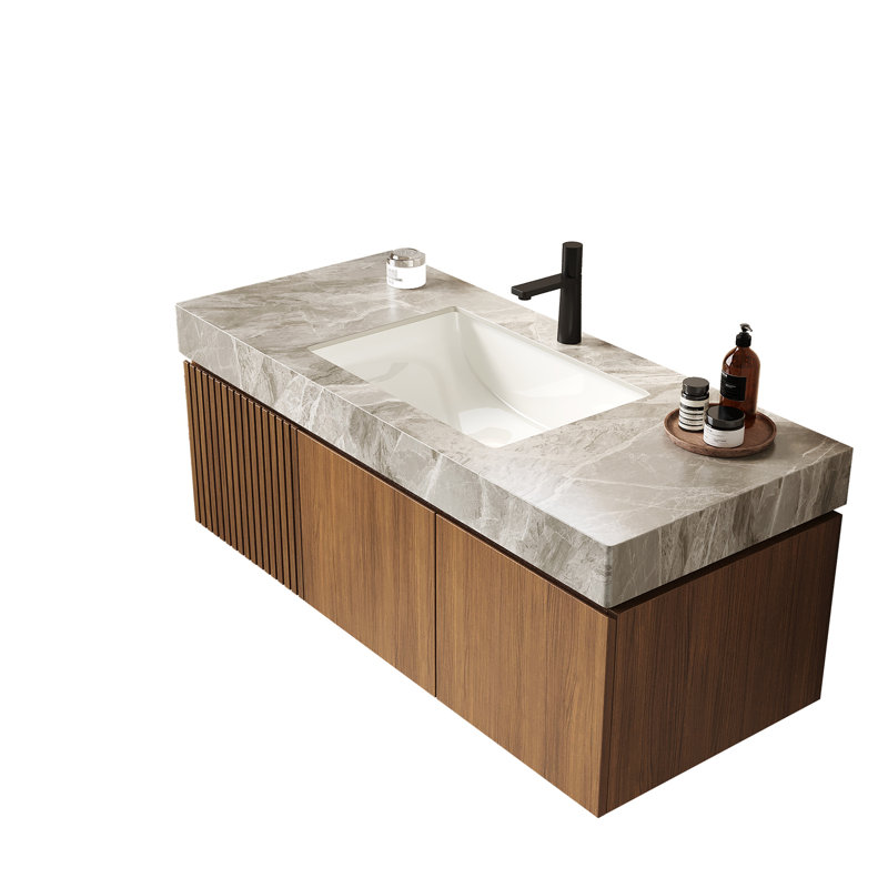 Meuble-lavabo de salle de bain avec lavabo