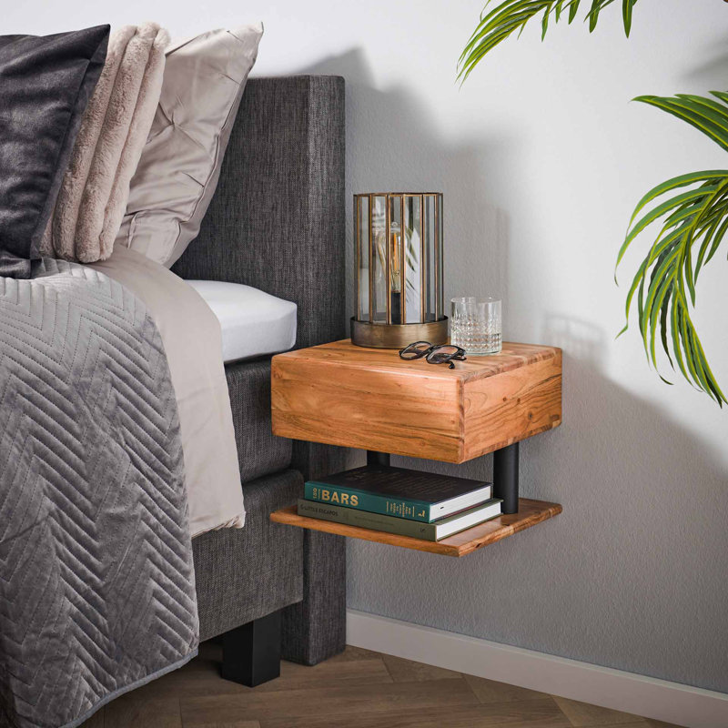 Garciasville 1 Drawer Bedside Table
