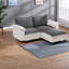 Canapé modulaire profond en chenille 70,87 po