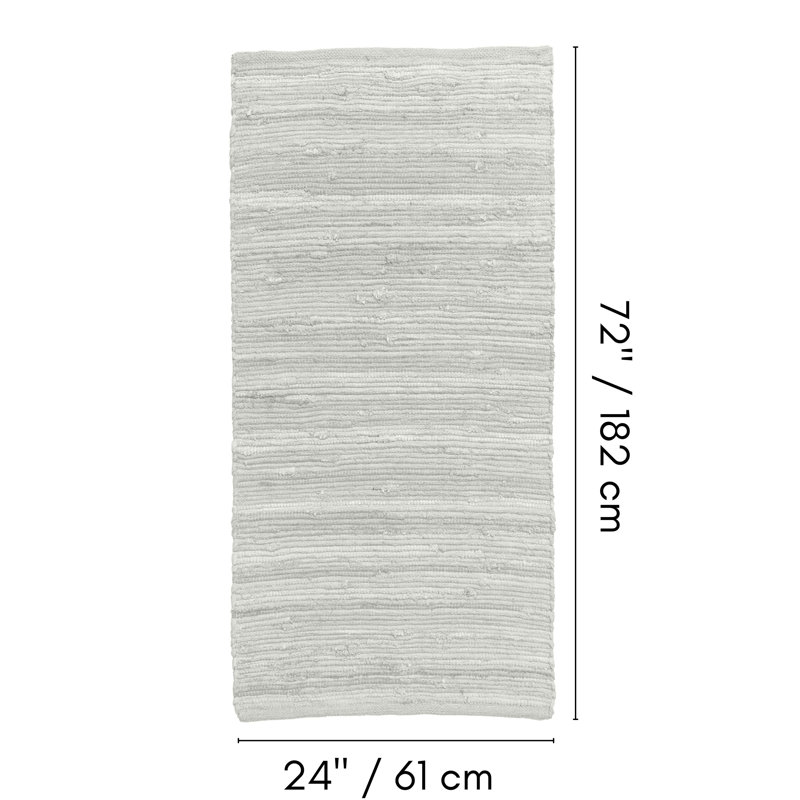 Steinmetz Cotton Rug, Runner 2' x 6'