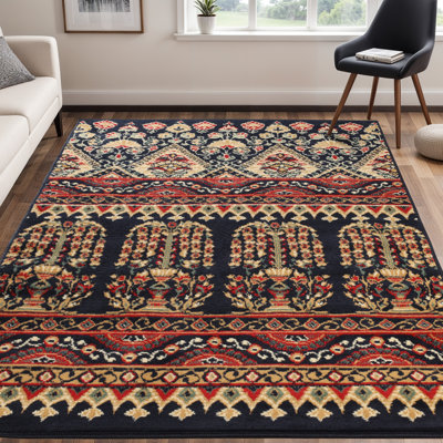 Tapis tissé à la machine Meenakshi Adena