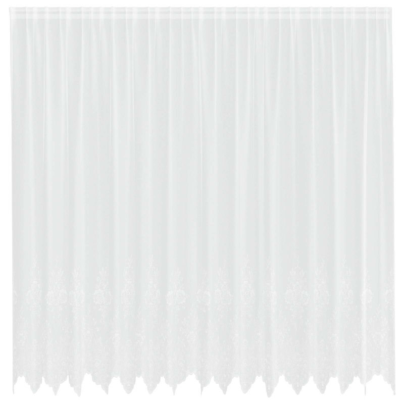 Semi Sheer Curtain Single Panel, 220cm Height x 400cm Width 