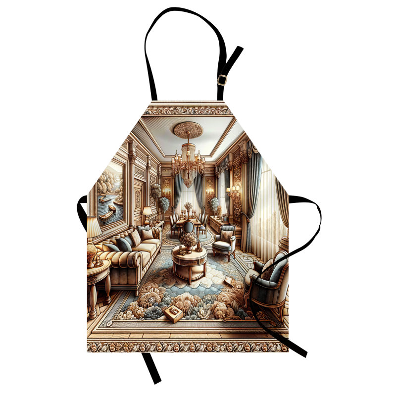 No Pattern Bib Apron