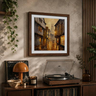 City Of Canterbury Impressionism - Framed Print
