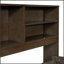 Lit de jour en bois avec 2 armoires de chevet, tablettes supérieures et 4 tiroirs pour un rangement polyvalent et un design élégant-772367849