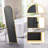 Arched Metal Oversized Full Length Mirrors Wall Mirrors with Stand-1728060874-1700270798