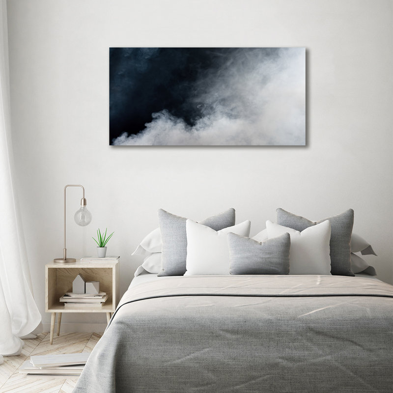 White Smoke - Wrapped Canvas Print