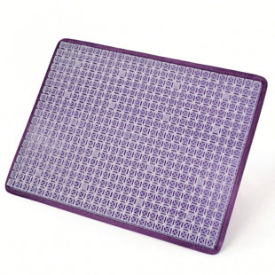Coussin de siège rafraîchissant - conception alvéolaire respirante, tapis de soulagement de la pression pour le bureau, la maison et la voiture, portable et pliable, plusieurs couleurs