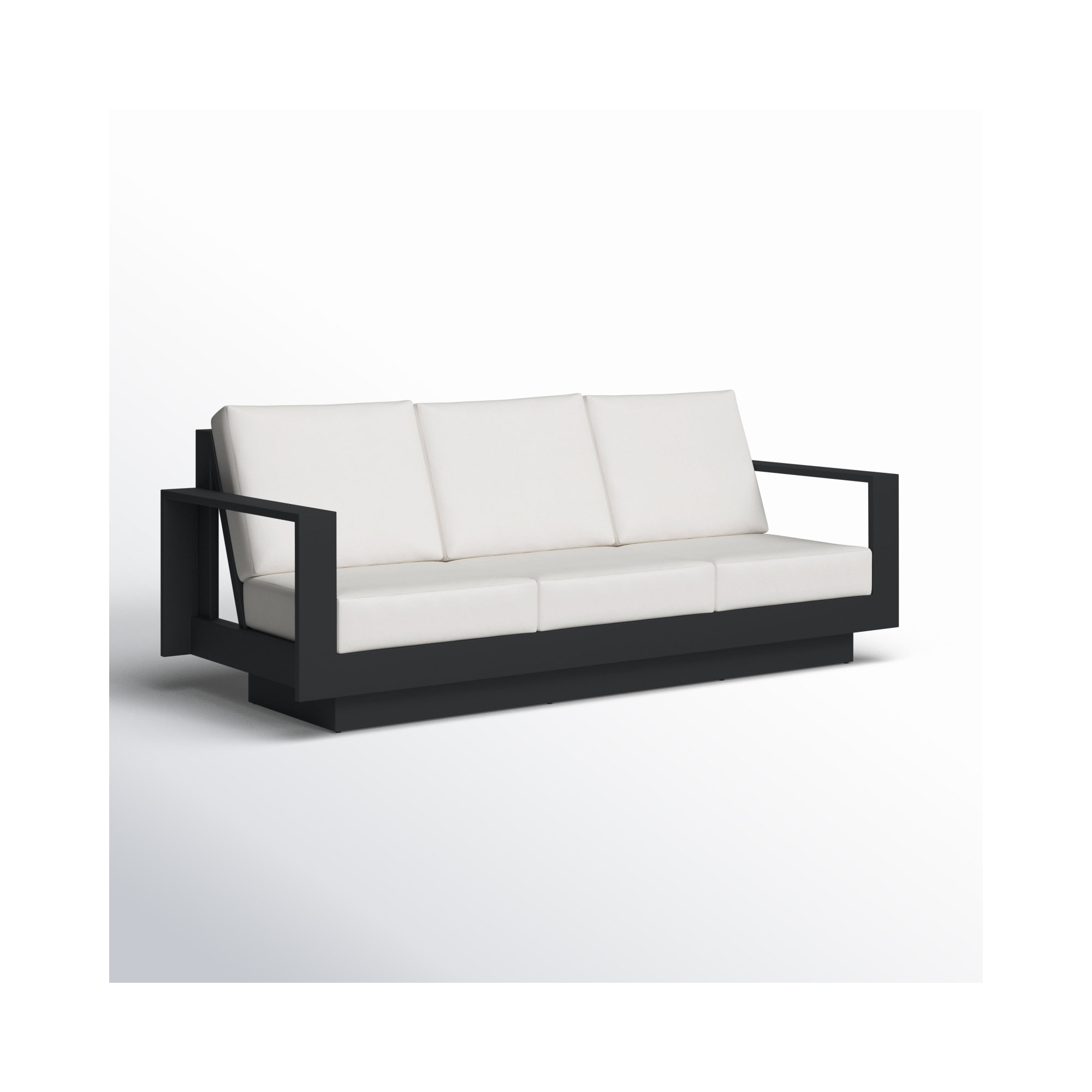 Yuki Metal Outdoor Sofa with Sunbrella Cushions