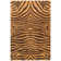 Nonia Hand Tufted Viscose/Wool/Cotton Animal Print Rug in Brown