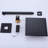 Wall Mounted Matte Black Shower System with Rough-in Valve