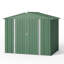  8 Ft. W X 6 Ft. D Metal Storage Shed With Frame And Lockable Door-105300091