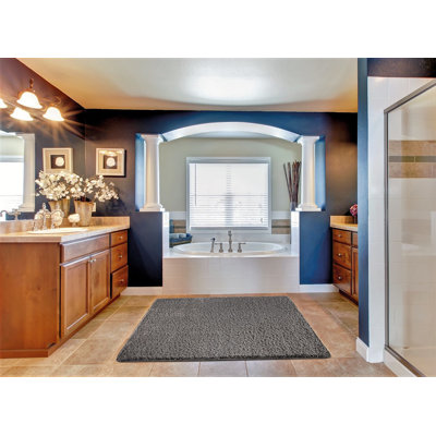 Esdras Solid Colour Shag Area Rug