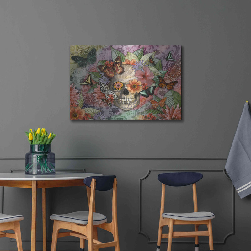 «Butterfly Botaniskull» par Fusion Idol Arts, H 24 po x l 36 po